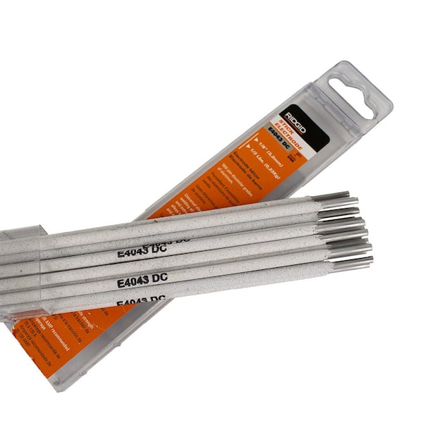 RIDGID 1 8 in. x 1 2 lbs. E4043 Aluminum Electrode Welding Rod RWRAL 18 The Home Depot
