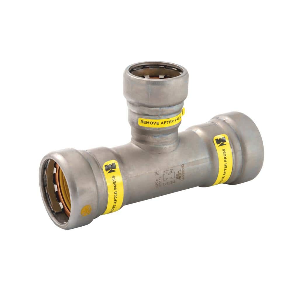 1 in. x 1 in. x 3/4 in. Carbon Steel All Press Reducing Tee Fitting price history on PriceWatchPro