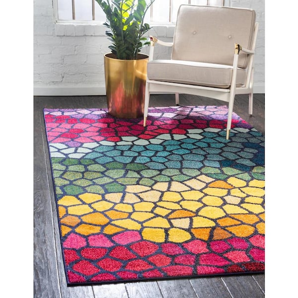 Estrella Madrid Multi 6' 0 x 9' 0 Area Rug