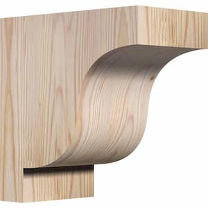 5-1/2 in. x 10 in. x 10 in. Douglas Fir Newport Smooth Corbel