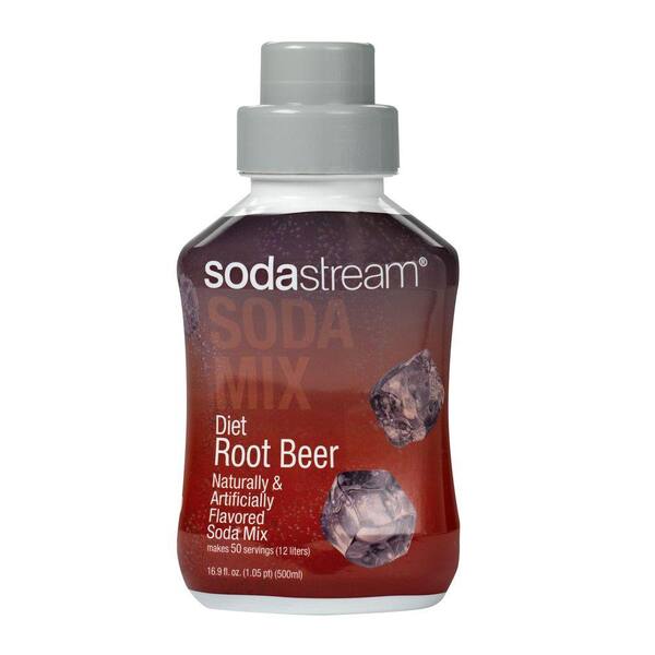 SodaStream 500ml Soda Mix - Diet Root Beer (Case of 4)