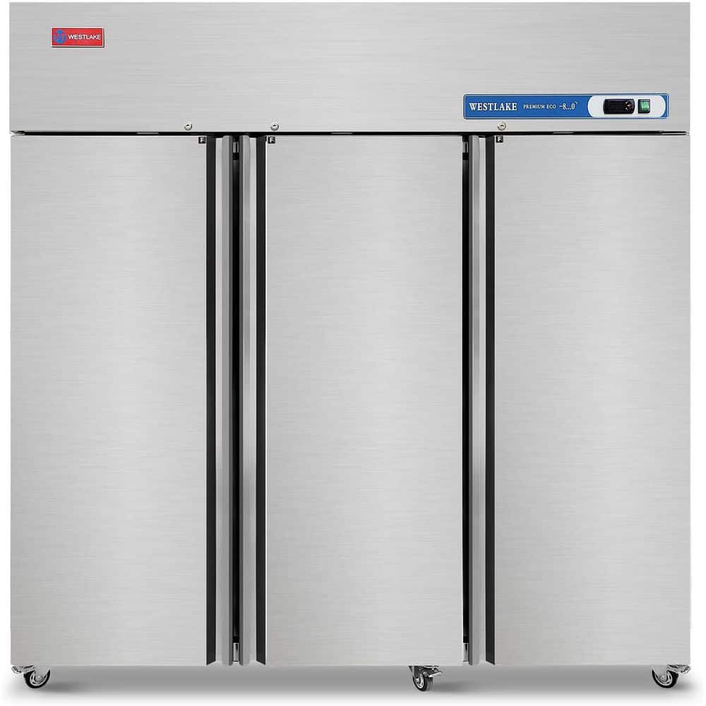 Profile73 in. 54 cu. ft. commercial Refrigerator 3-Solid Doors Stainless Steel
