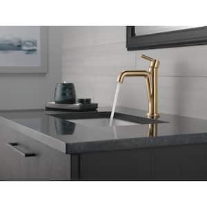 Nicoli Single-Handle 4 in. Single Hole Bathroom Faucet in Champagne Bronze