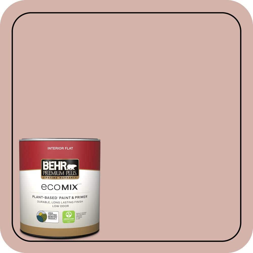 1 qt. #S170-3 Castilian Pink Flat EcoMix Plant-Based Interior Paint & Primer price history on PriceWatchPro