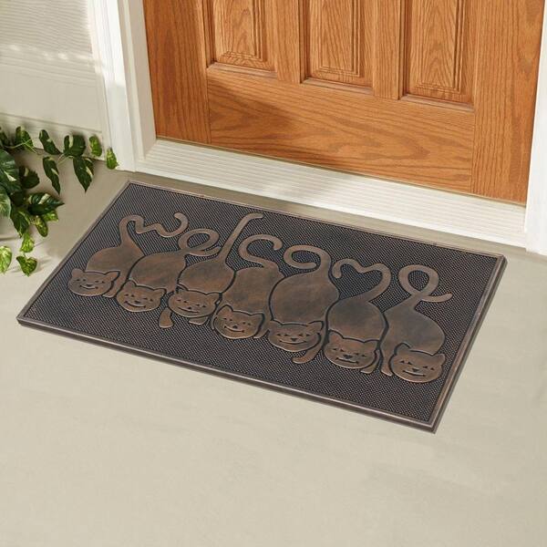 Welcome Doormat Entrance Door, Home Decorative Non Slip Door Mat, Fabric  Anti-Slip Floor Mat