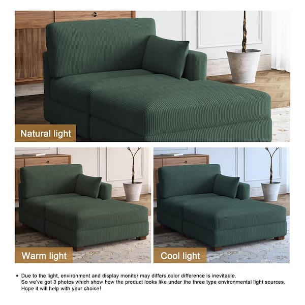 Hunter green hotsell chaise.