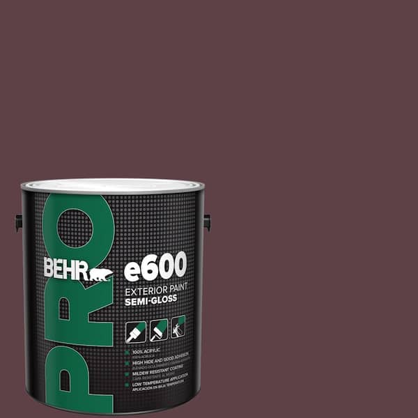 BEHR PRO 1 gal. #MQ1-49 Raspberry Truffle Semi-Gloss Exterior Paint