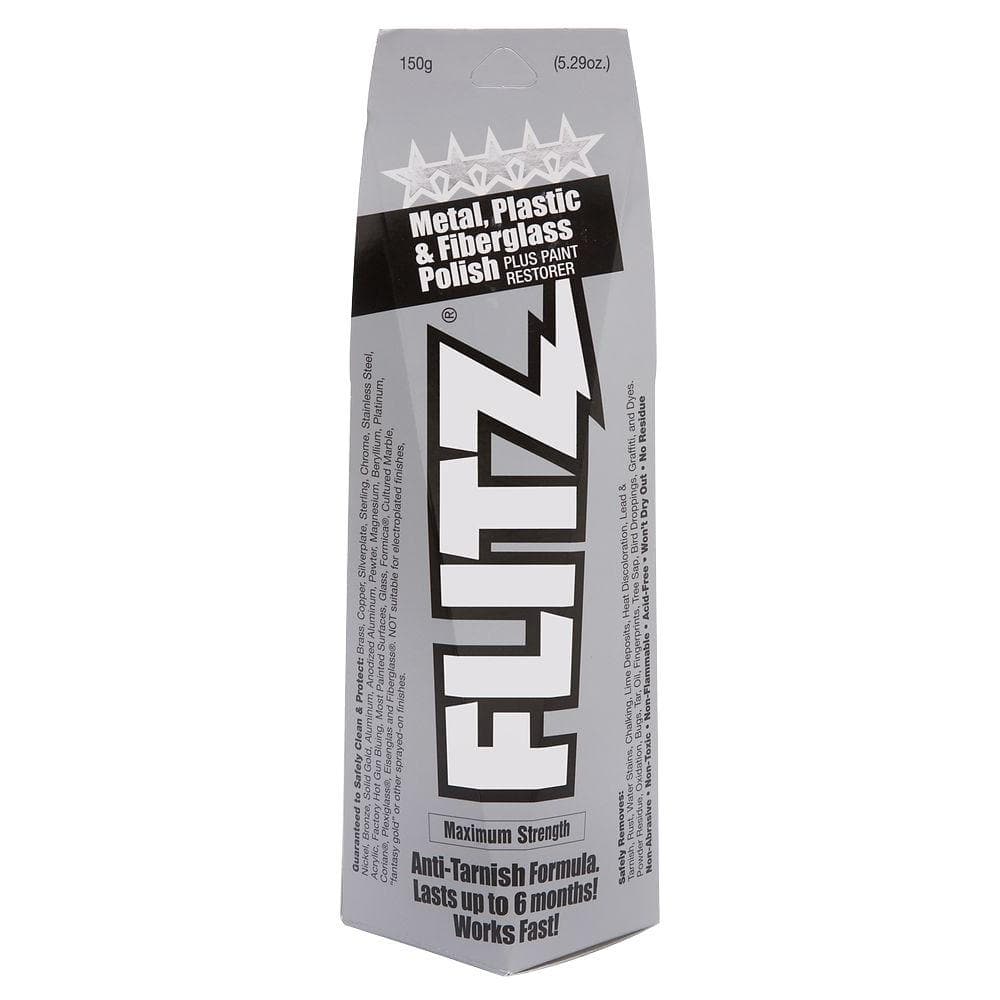 Flitz Multi-Purpose Polish and Cleaner Paste for Metal, Plastic,  Fiberglass, Aluminum, Jewelry, Sterling Silver: Great for Headlight  Restoration + Rust Remover, Made in the USA 