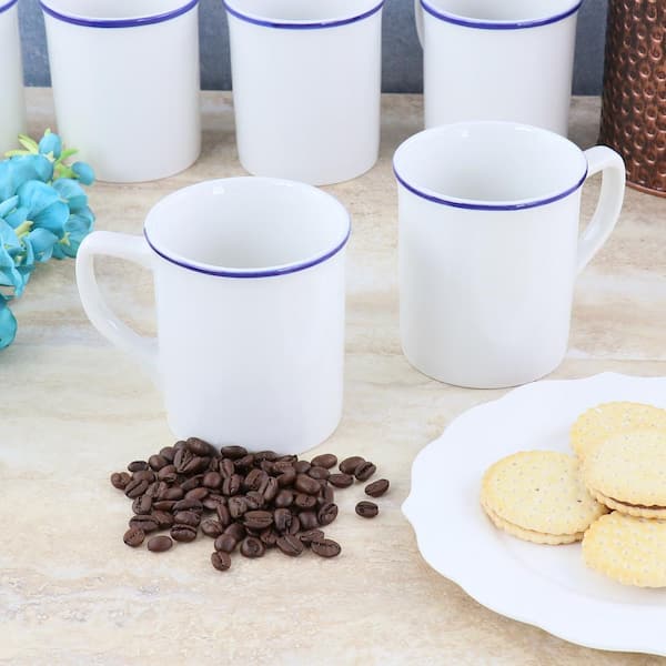 Vintage 3-pc Set Blue Speckled Enamelware Coffee Tea Service