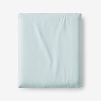 Company Cotton Percale Pale Blue Cotton Percale King Fitted Sheet