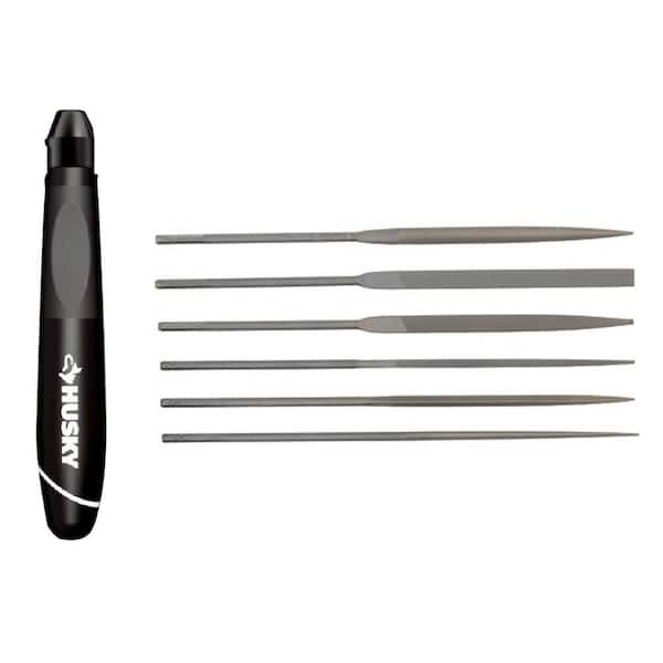 Steel Precision File Set with Storage Case (6-Piece)