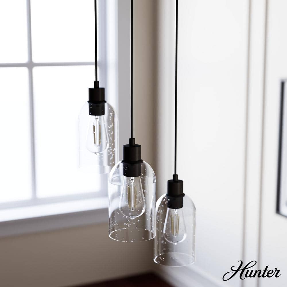 Lochemeade 3 Light Noble Bronze Waterfall Chandelier with Clear Seeded Glass Shades Kitchen Light price history on PriceWatchPro