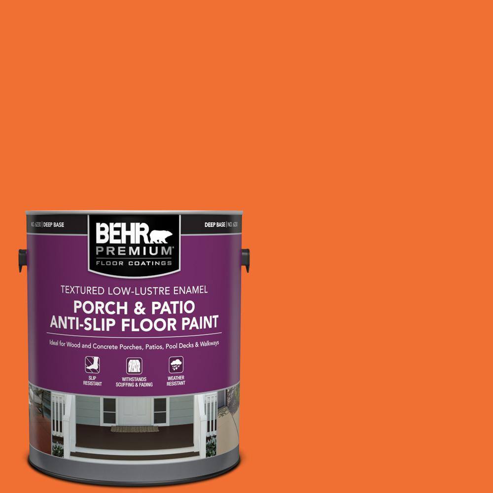 1 gal. #S-G-240 Dragon Fire Textured Low-Lustre Enamel Interior/Exterior Porch and Patio Anti-Slip Floor Paint price history on PriceWatchPro