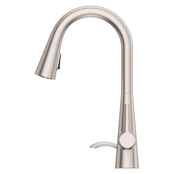 Pfister Kitchen Faucet F-529-7BCSE Pull-down W/ Soap Disp AA3 3-funct Spray 
