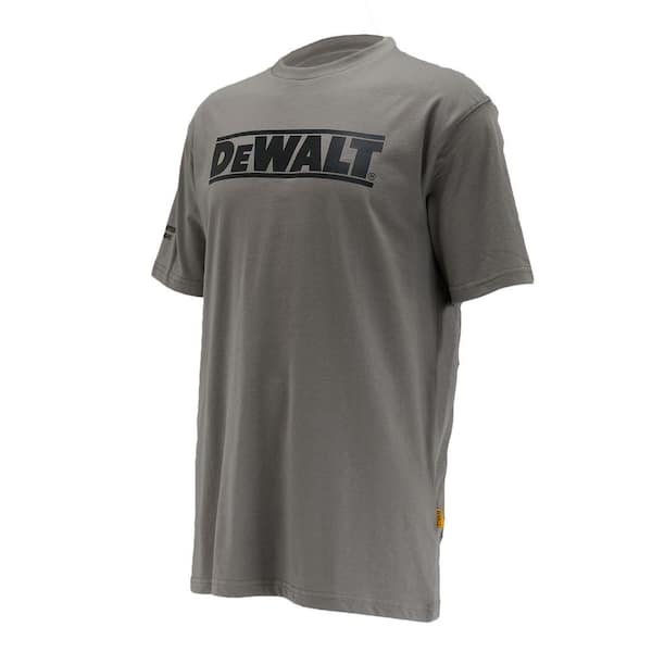 DEWALT Men's XL Charcoal Cotton Polyester Short Sleeve Tee Shirt