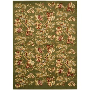 Lyndhurst Sage 9 ft. x 12 ft. Border Area Rug