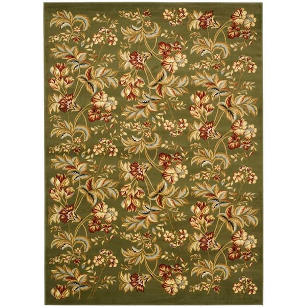 Lyndhurst Sage 9 ft. x 12 ft. Border Area Rug