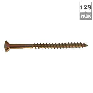 #6 x 2 in. Phillips Bugle-Head Coarse Thread Gold Screws (1 lb./Pack)