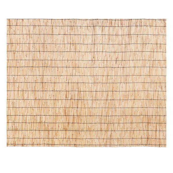 5.5 ft. x 16.4 ft. x 0.39 in. Natural Reed Privacy Fencing, H Peeled Reed Screen Garden Curtain Divider Backyard Patio