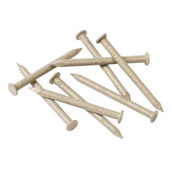 Amerimax Home Products 1.25 in. Pebblestone Clay Aluminum Trim Nails (1/4 lb Pack)