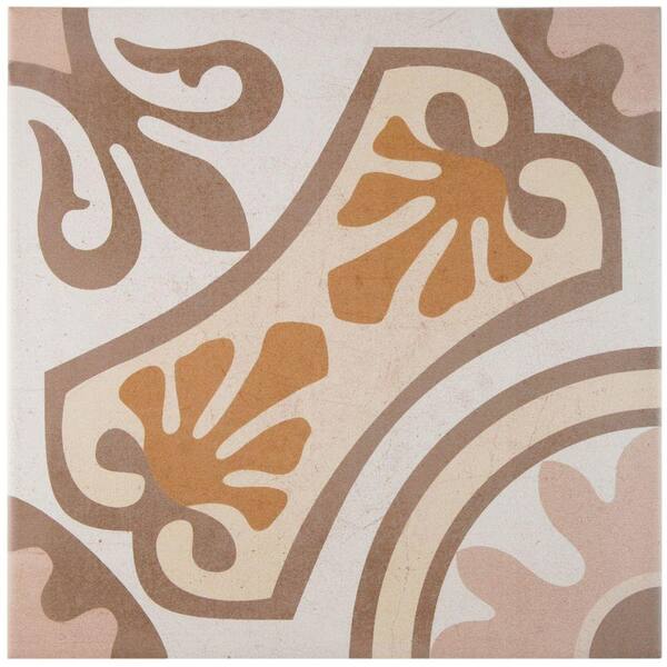 Merola Tile Sofia Beige 13 in. x 13 in. Ceramic Floor and Wall Tile (15.5 sq. ft. / case)