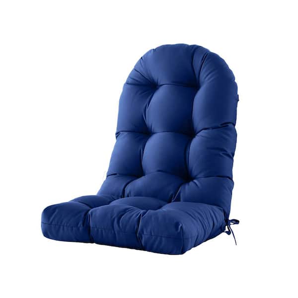 High-Back Seat Cushion - 48"x21"x4"Outdoor Adirondack Chair Cushion for Patio Furniture with Tie,Indigo