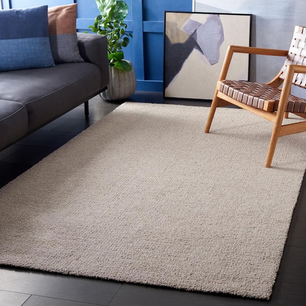 Abstract Light Brown 6 ft. x 9 ft. Classic Marle Area Rug