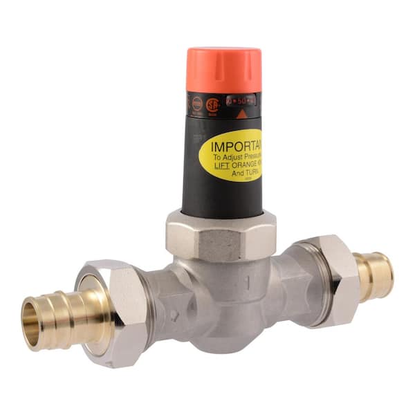 Cash Acme 1 in. EB25 Double Union PEX-A Expansion Stainless Steel Pressure Regulating Valve