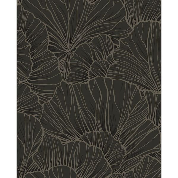 GALEY ALIX 17.08 sq. ft. Wrought Iron Coral Way Vinyl Peel and Stick Wallpaper Roll