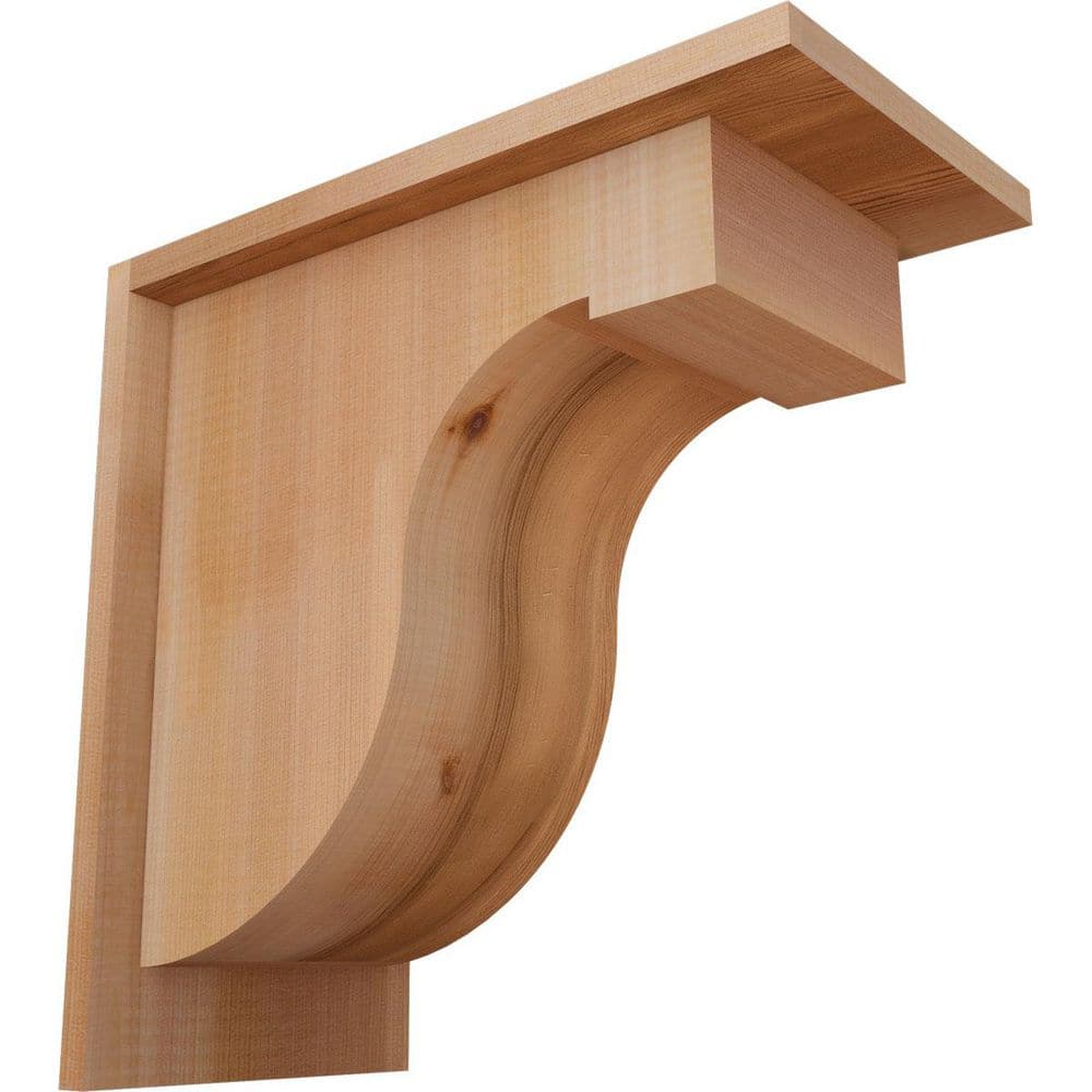 7-1/2 in. x 14 in. x 14 in. Western Red Cedar Del Monte Smooth Corbel with Backplate price history on PriceWatchPro