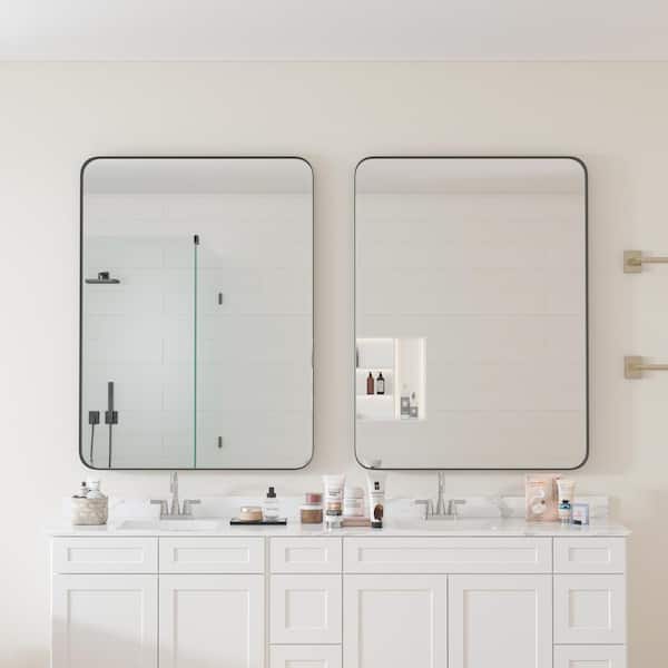 HOMEIBRO 42 in. W x 30 in. H Rectangular Frameless LED Light