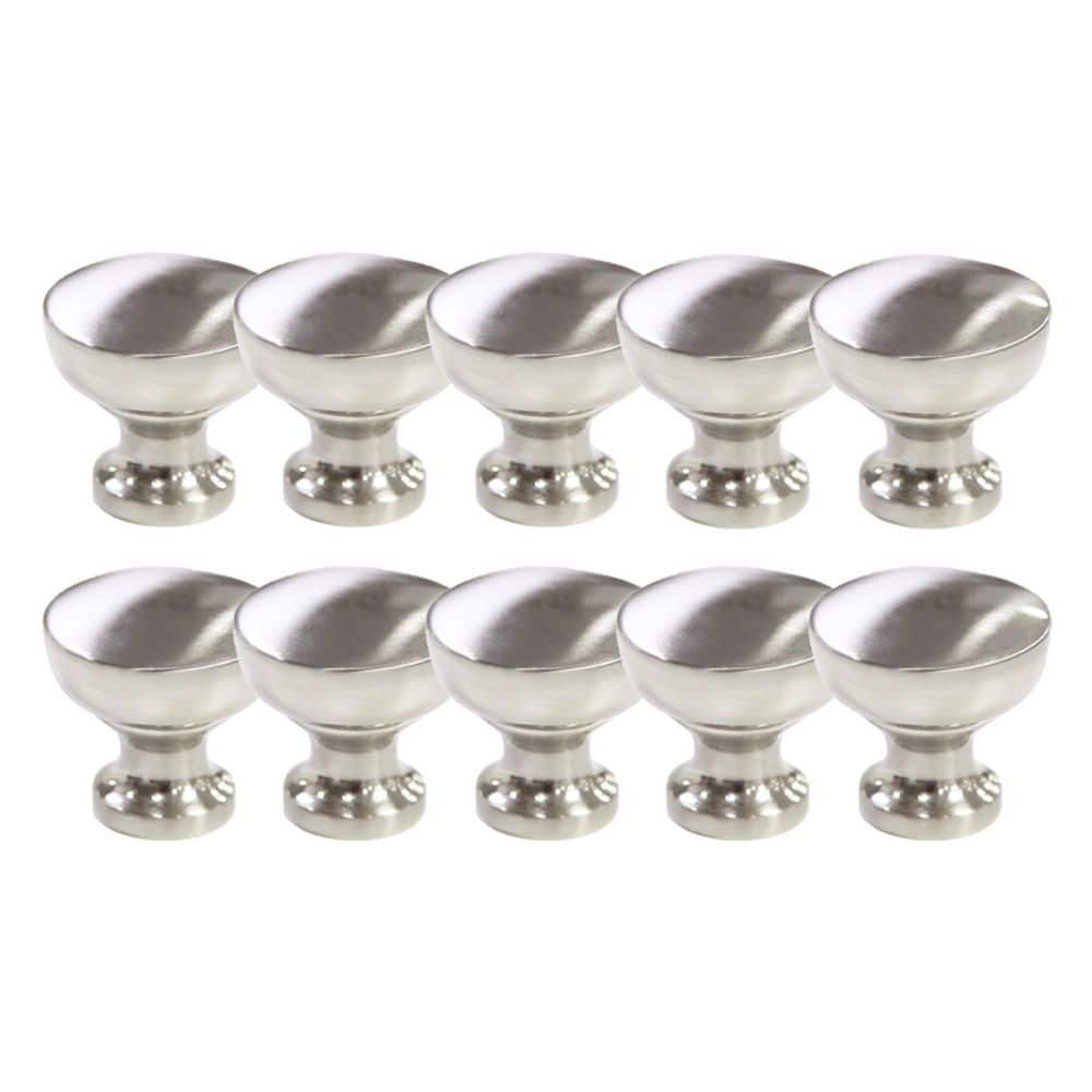 Design House Brody 1 26 In Satin Nickel Cabinet Knob 10 Per Pack   Design House Cabinet Knobs 189191 64 1000 