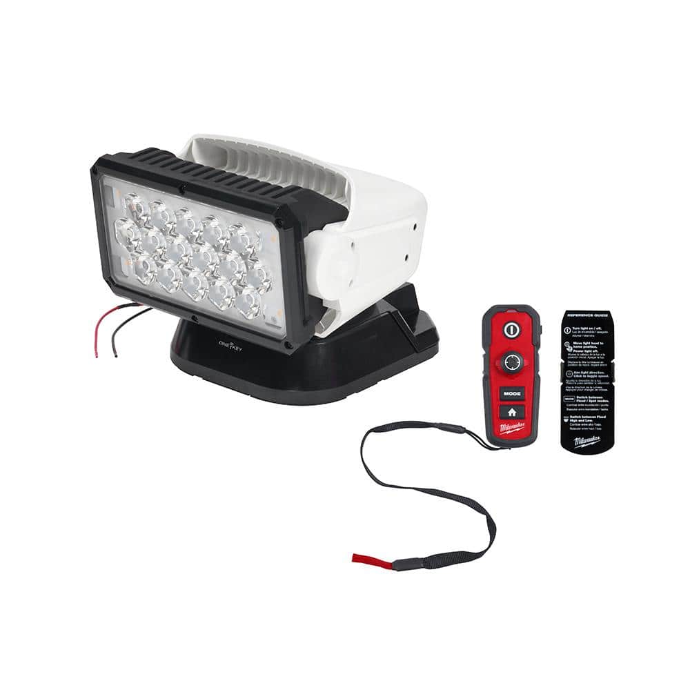 Milwaukee Utility Remote Control Search Light with Base 2123 - The Home Depot