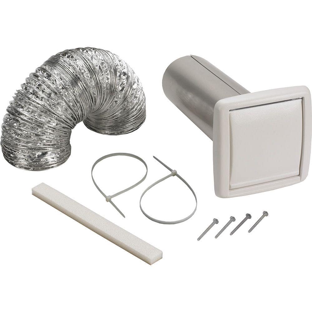 PVC Ducting Tumble Dryer Extractor Bathroom Shower Cooker Fan Ventilation 