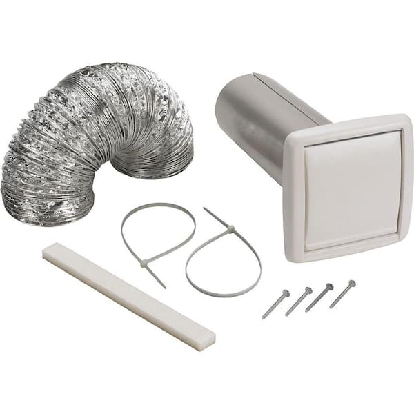 Broan Nutone Wall Vent Ducting Kit Wvk2a, Broan Bathroom Exhaust Fan Duct Size