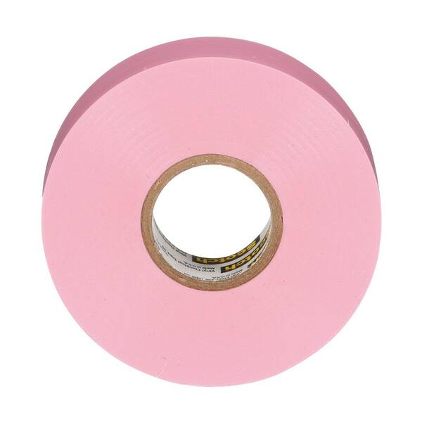 TapesSupply 1 Roll Pink Electrical Tape 3/4" x 66 ft 