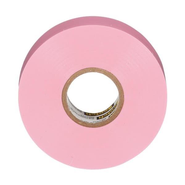 Scotch 3/4 in. x 66 ft. Vinyl Color Coding Electrical Tape, Pink 35Pink -  The Home Depot