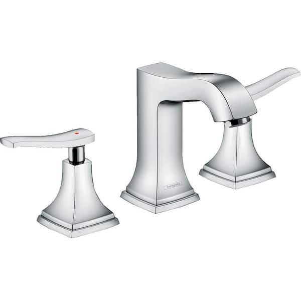 Hansgrohe Metropol Classic 8 in. Widespread 2-Handle Bathroom Faucet in Chrome