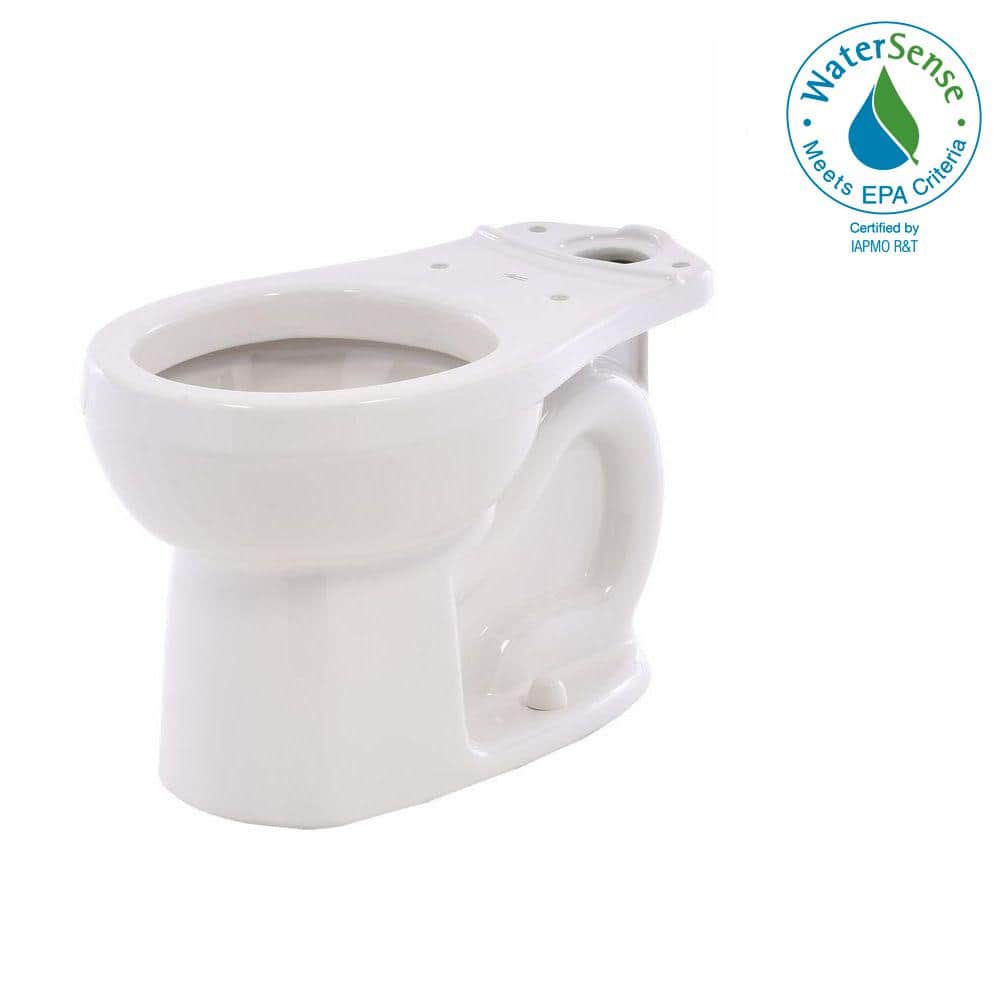 White Round Dual Flush High Efficiency Toilet Bowl