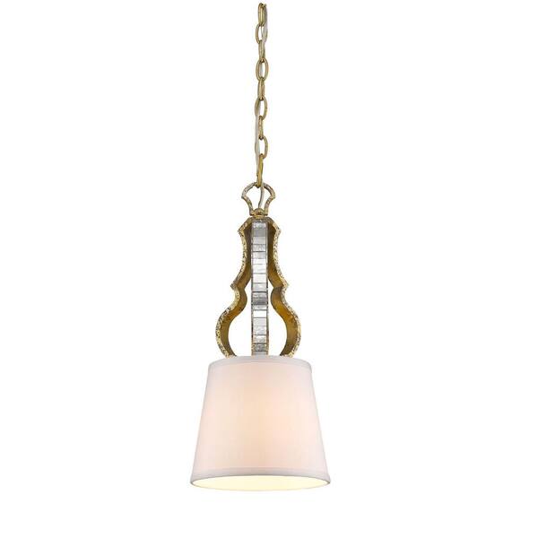 Golden Lighting Hayworth 1-Light Luxe Gold Pendant