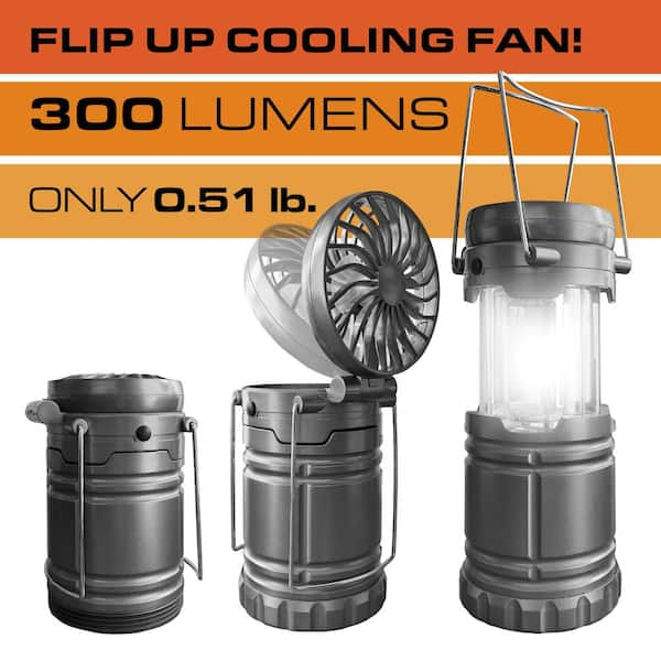 3 Levels 300lm Retro Camping Lantern 3600mAh Circular Flood Lights