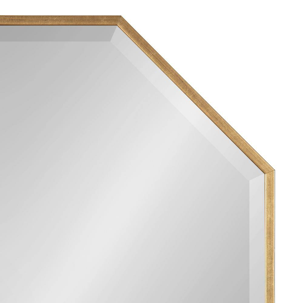 Gold Octagon Full Length Vanity Wall Mirror