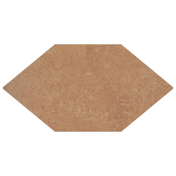 Merola Tile Volterra Kayak Rosso 6-1/2 in. x 12-1/2 in. Porcelain Floor and Wall Tile (8.4 sq. ft./Case)