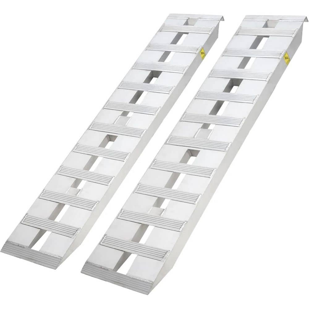 72 x 15 in. Aluminum Trailer Ramps 6000 lbs. Aluminum Ramps w/ Hook Ends, Loading Ramps for ATV Truck Motorcycle 2-Piece price history on PriceWatchPro