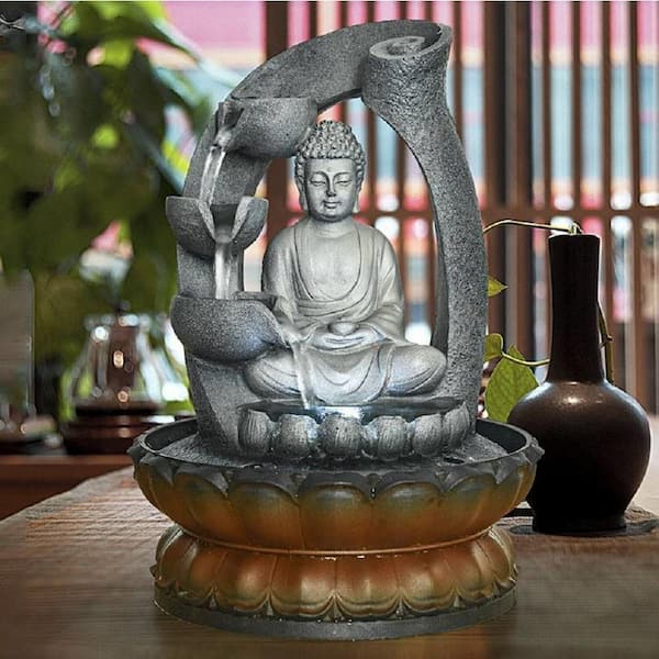 Buddha Statue Zen Decoration 11 inch Meditation Buddha Decor for Home  Office Study Bookshelf