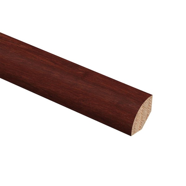 Zamma Strand Woven Bamboo Cherry 3/4 in. Thick x 3/4 in. Wide x 94 in. Length Hardwood Quarter Round Molding