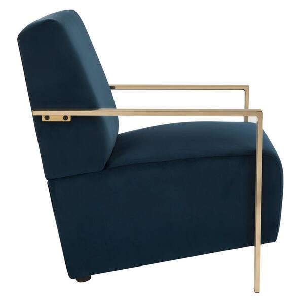 safavieh orna navy accent chair