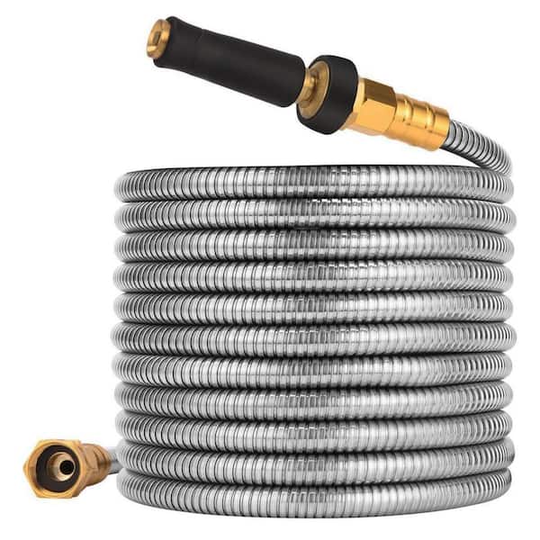 5/9 in. dia. x 175 ft. 304 Stainless Steel Garden Water Hose