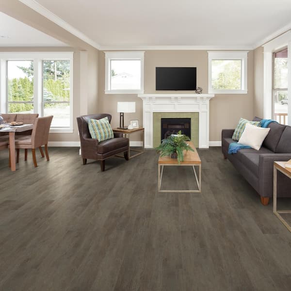 Spencer 12 MIL x 7 in. W x 48 in. L Click Lock Waterproof Rigid Core Luxury Vinyl Plank (28.42 sq. ft./case)