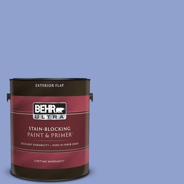 BEHR ULTRA 1 gal. #600B-4 Pageant Song Flat Exterior Paint & Primer